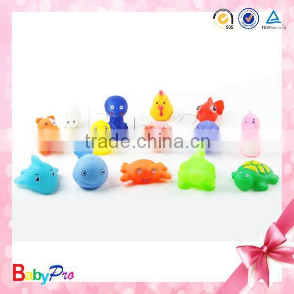 2015 hot sell eco-friendly material animal pattern custom rubber duck promotional rubber ducks