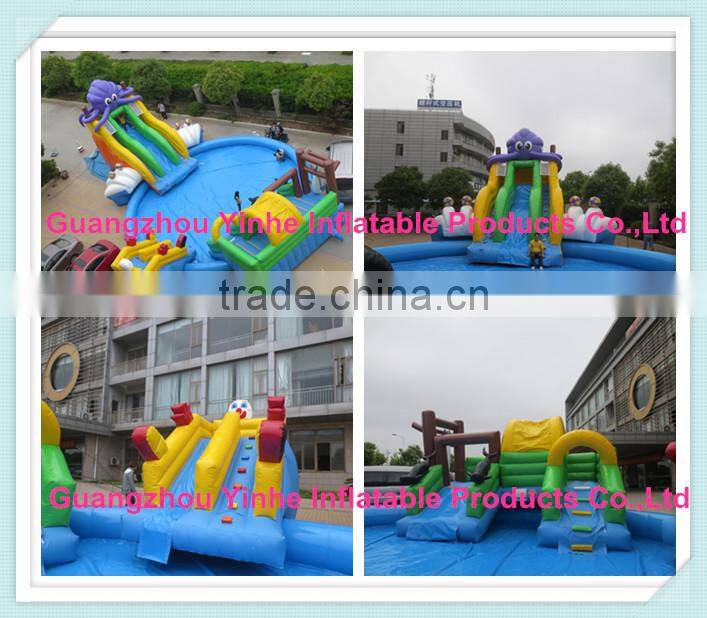 giant water park commercial inflatable water park games