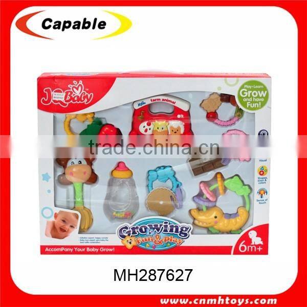 infants noise maker plastic baby hand rattles