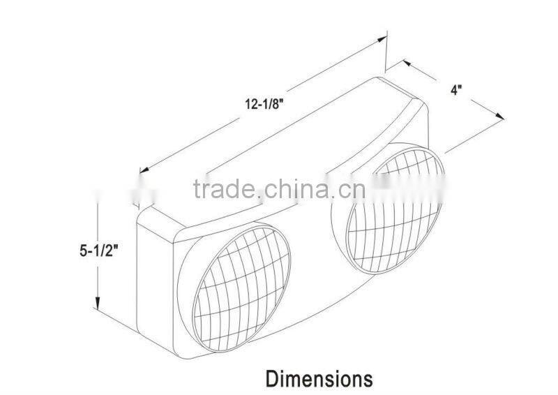 led emergency twin spot light TE-950