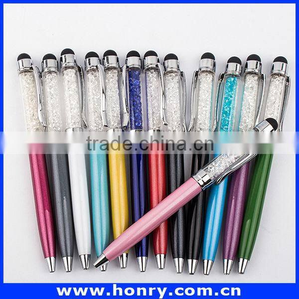 Best Selling Universal Stylus Touch Pen, 2in1 Crystal Stylus Touch Pen for Laptop