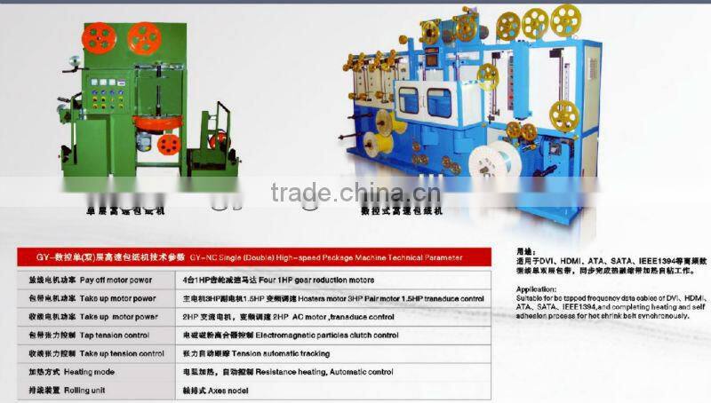 NC-Single (Double) High-speed Cable Package Machine