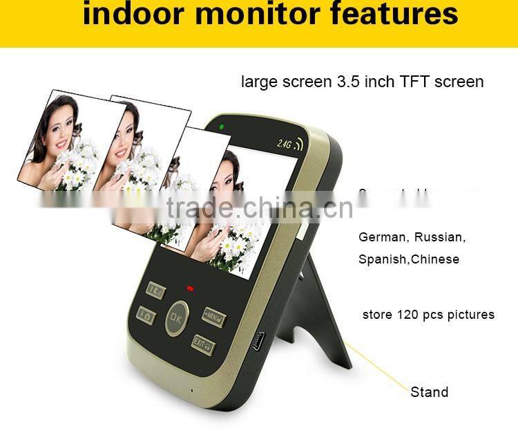Factory OEM Night vision motion sensor hot selling recording video door phone