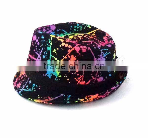 Individuality fedora hat for rock hip-hop style