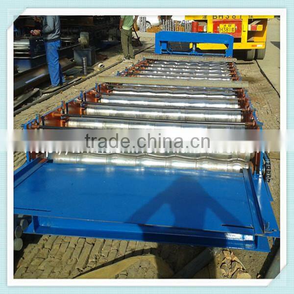 1100 Step Profile Steel Roofing Roll Forming Machine