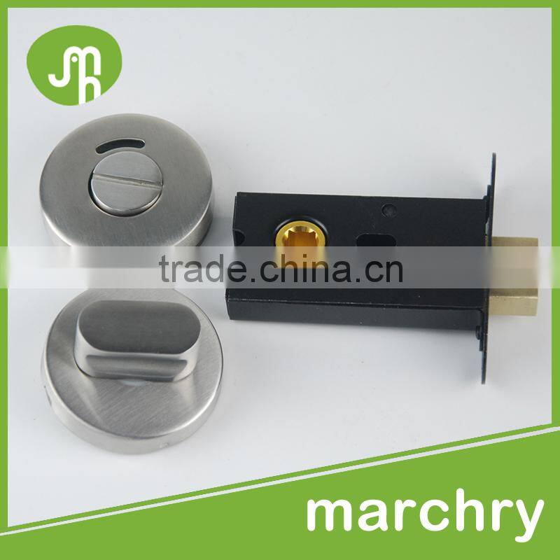 MH-0603 304 Stainless Steel Turn Lock Toilet Door Indicator Lock
