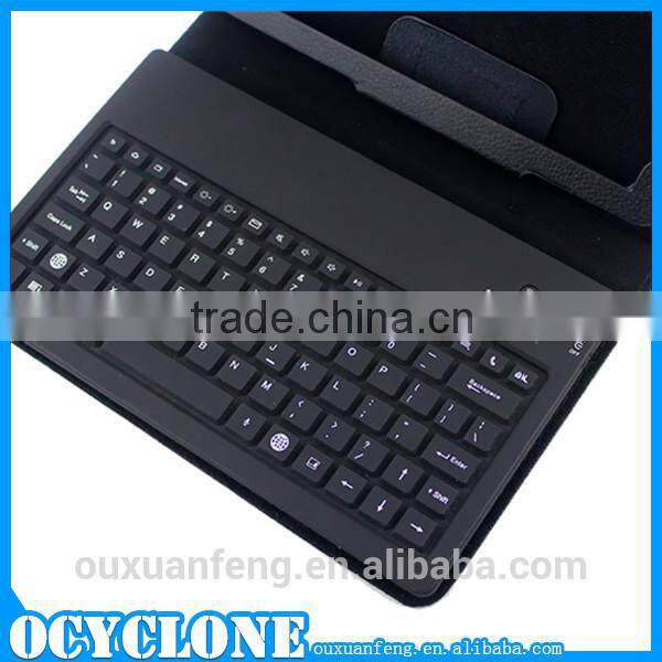 Bluetooth keyboard leather case for samsung galaxy tab 3 7.0 p3200 made in china