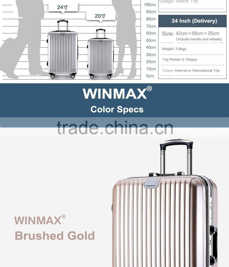 High Quality luggage trolley bags ABS luggage travel bags cheap luggage bags