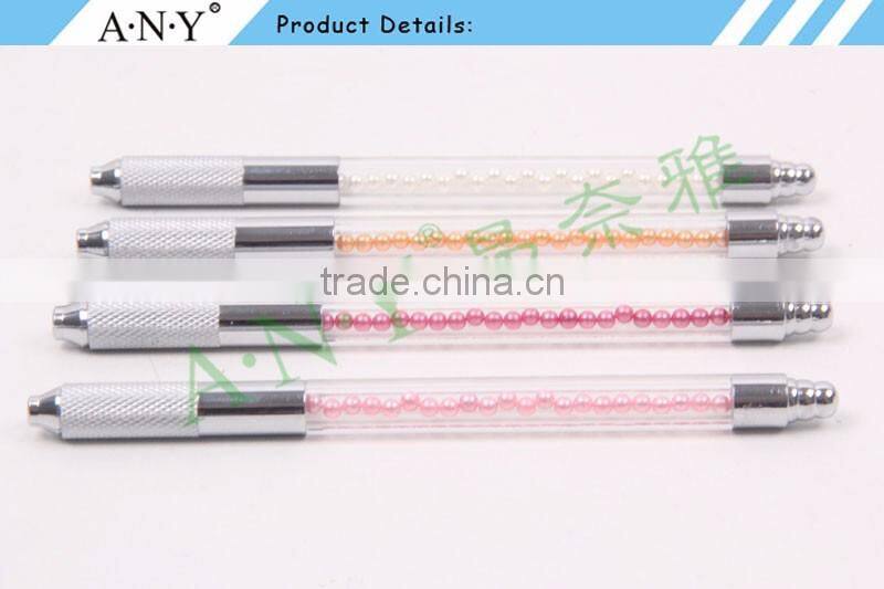 ANY Pearl Handle Eyebrow Embroidery Makeup Tattoo Microblading Pen and Blades