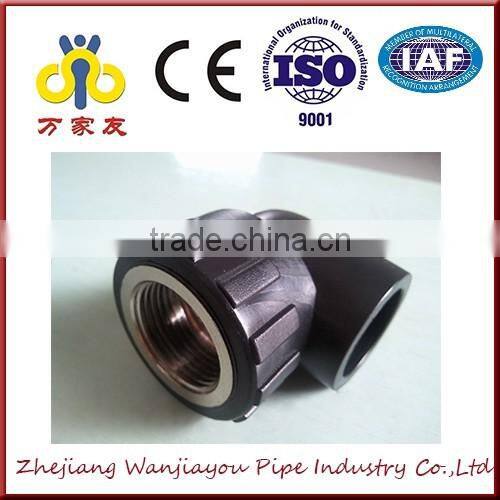 pe pipe fitting male/female threaded elbow