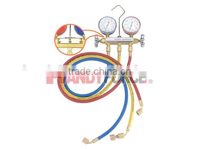 Piston Type Testing Manifold Gauge, Air Condition Service Tools of Auto Repair Tools