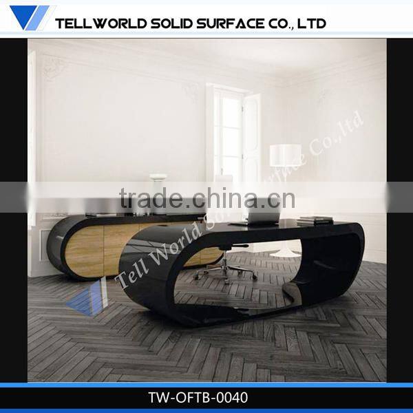 2014 modern office desk design manager table,solid surface