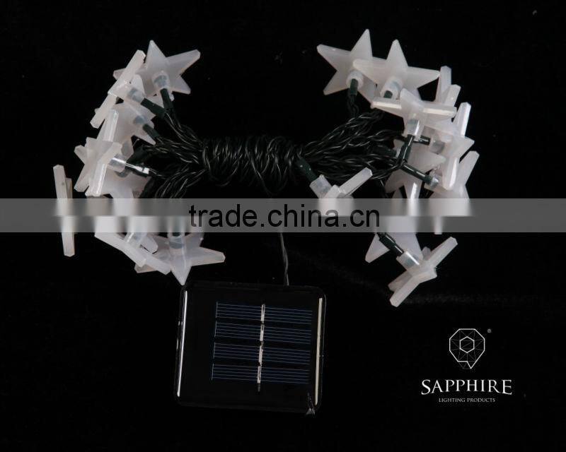 led christmas wedding party holiday decoration outdoor light led plastic star solar light