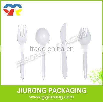 disposable cutlery plastic fork and spoon food grade plastic cutlery