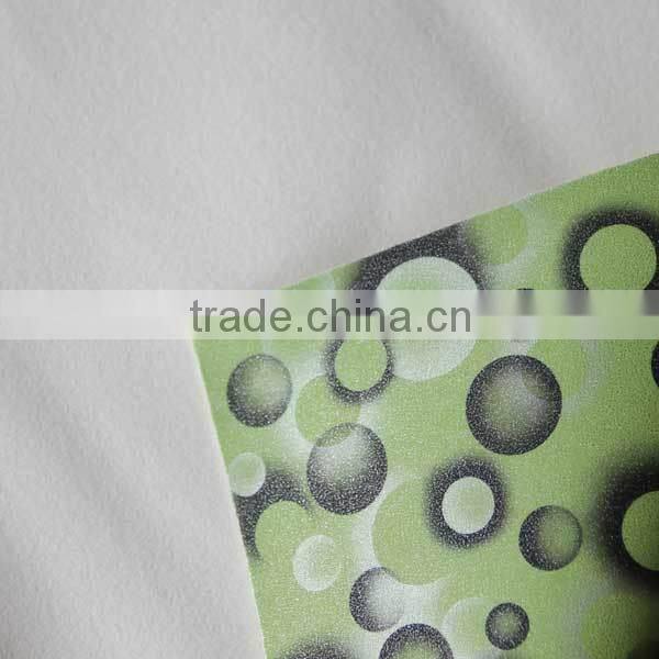 hot sale glitter fabric bubble leather 100% polyurethane leather synthetic leather