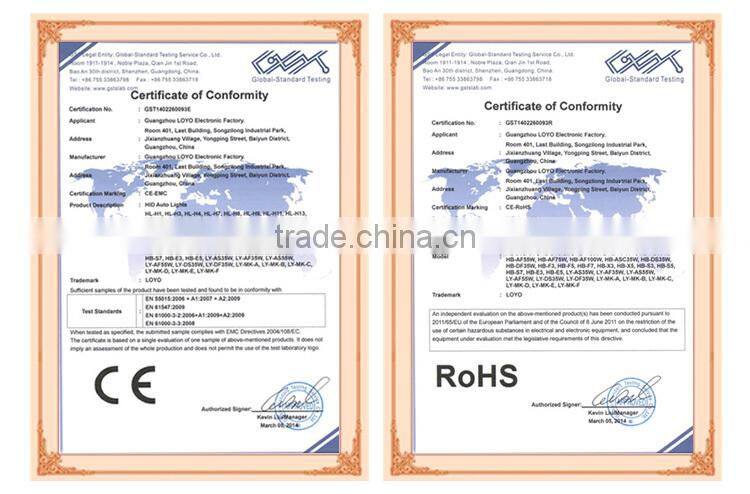 Best selling auto HID xenon kit H1, H3, H4, H7, H8, H9, H10, H11,75W hid kit