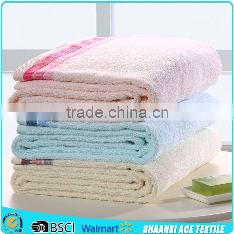 Blue and white two color jacquard towel bath jacquard towel