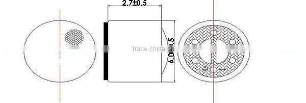 Microphone Condenser for Sound Level Meter