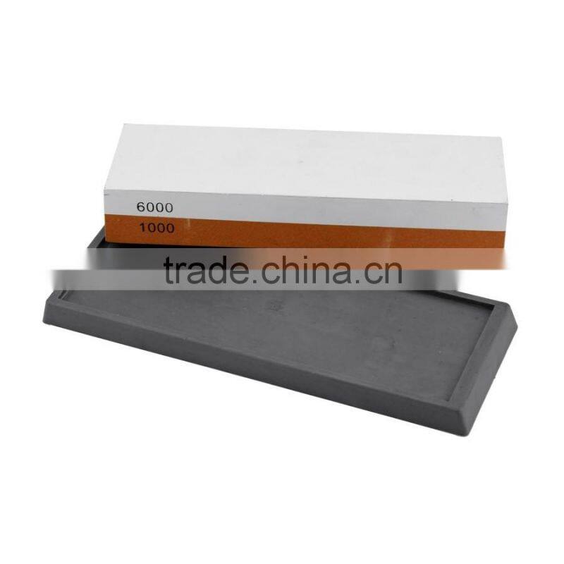 Flexible Grey Color Sharpener Base Straight Sharpening Stones For Kitchen Knife