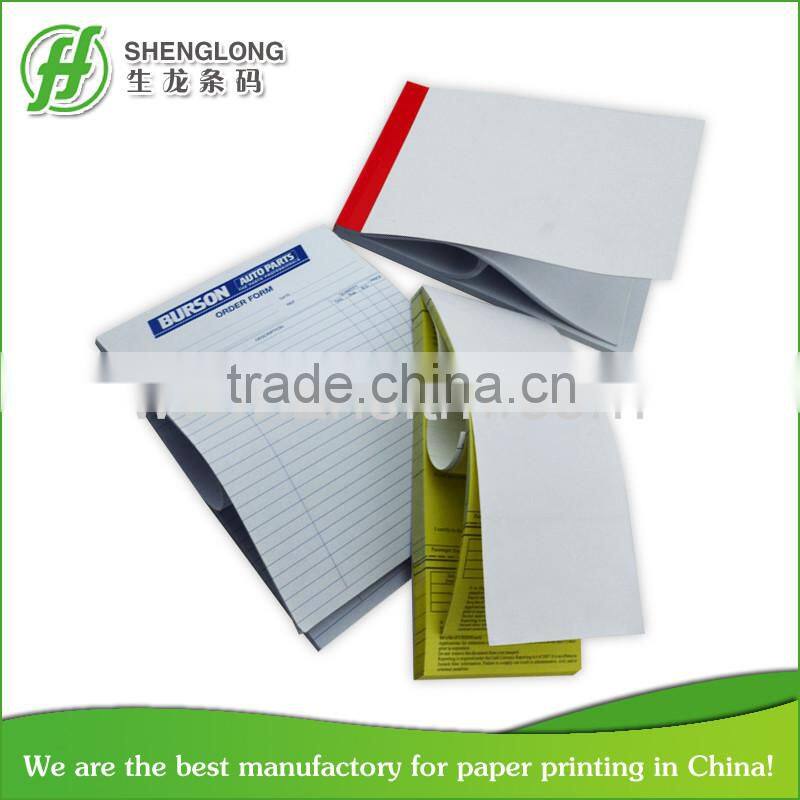 CMYK color printing hardcover restaurant docket book