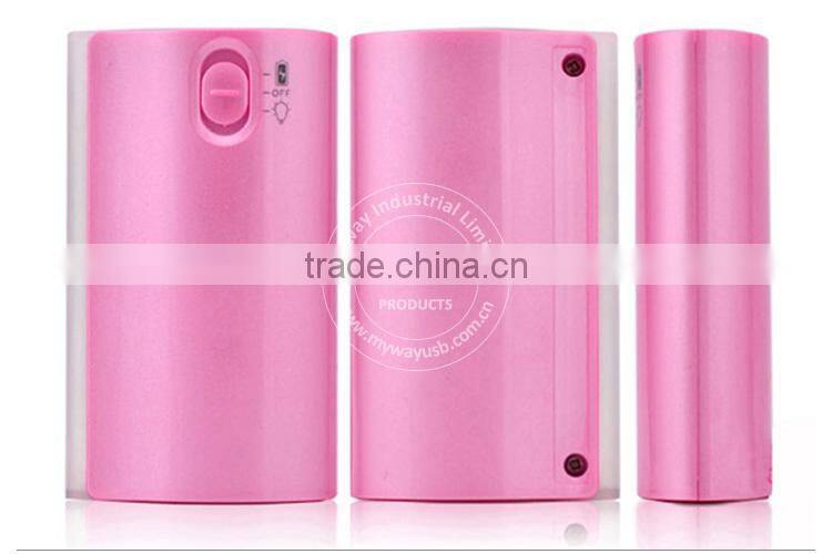 Free sample bulk cheap LED mobile battery charger portable power bank 6000mah with SUmsung battery