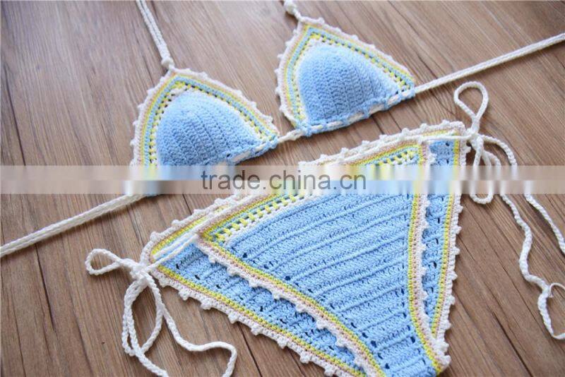 Crochet Brazilian Bikini , sexy ladies bikini handmade crochet beachwear