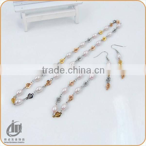 Fashion Costume Stainless Steel Jewelry Set 2015