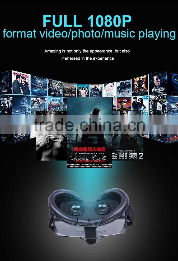 3D Virtual Reality Glasses All In One 3D VR Box Factory Price virtual reality headset 2016