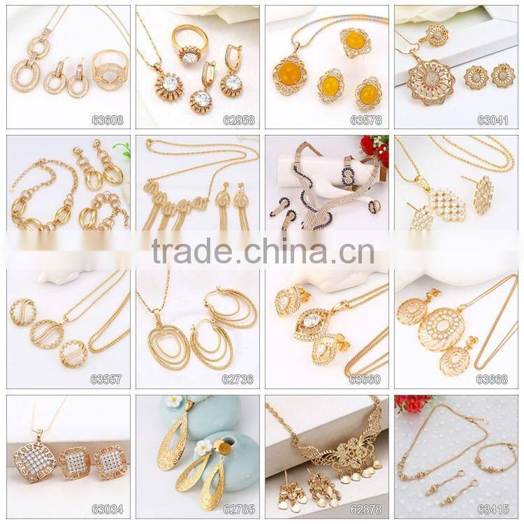 Rhodium Earrings and necklace jewelry, Womens Wedding Zircon Diamond Crystal Jewelry Set