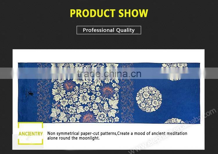 Made in recycled material printing fast drying microfiber antimicrobial yoga towel