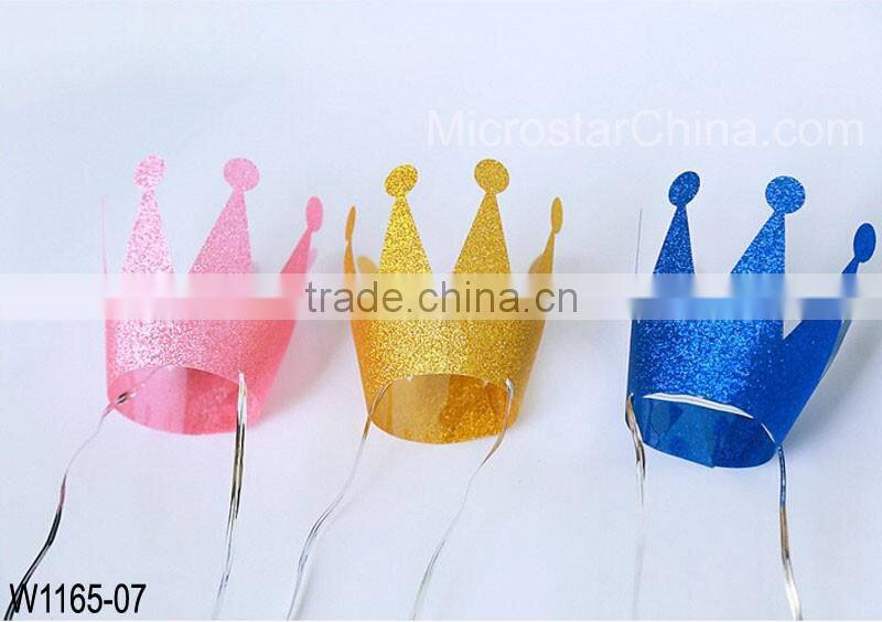 5-Color Of Plastic Birthday Party Prince Princess Crown Cap For Christmas Halloween April Fool's Day Children's Day