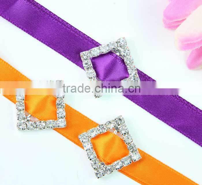 wholesale rectangle western rhinestone bag buckle
