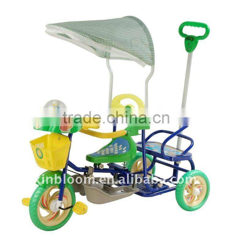 orange baby tricycle