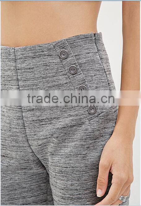 2015 Hot-selling china wholesale trousers fabric space dye flared pants for women