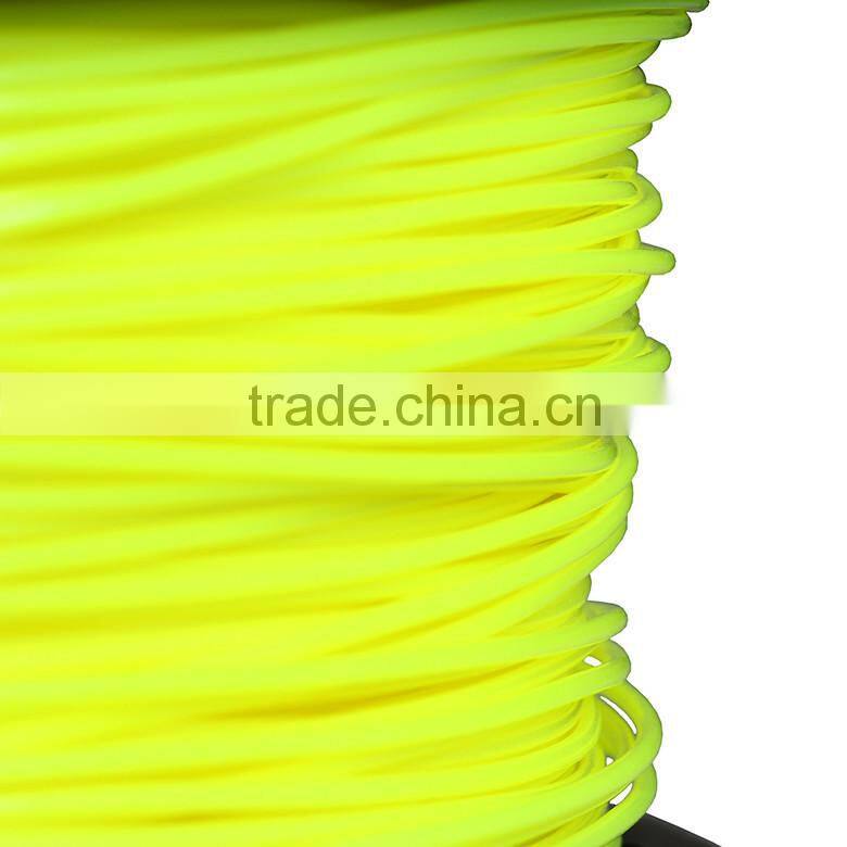 High Quality metal 3d printer Material Filament ABS Luminous Color 3D printer Glow-Yellow