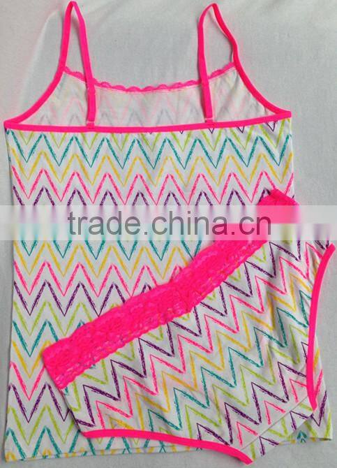 Hot selling good quality for children boutique clothes girl sleepwear