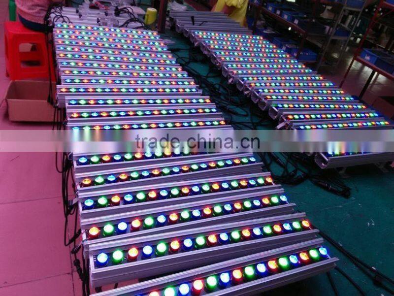 outdoor led lights 24pcs dmx rgb full color changeable wall washer