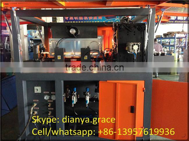 PET jar blow moulding machine, manual blowing machine, automatic PET manual blow molding machine