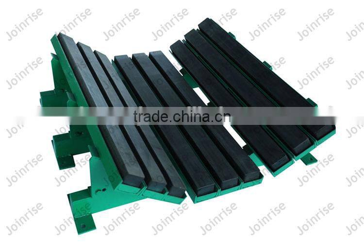 Material loading point, replace impact roller, heavy duty composit conveyor impact buffer bed