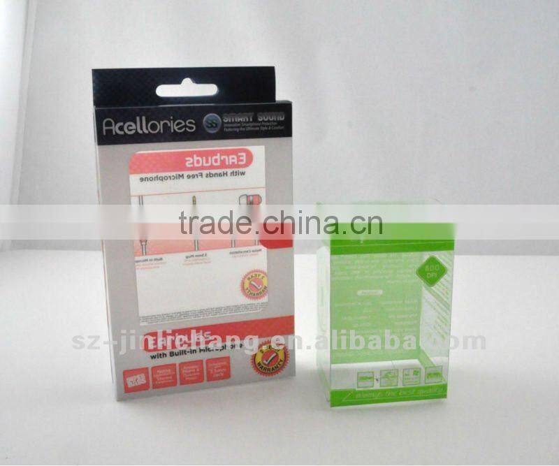 Clear plastic playing card plastic box