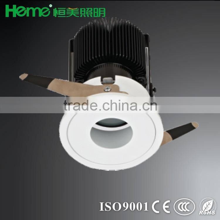 LED round COB 9W/12W/15W Dia105x120mm cut out 95mm LED ceiling recessed mount down light