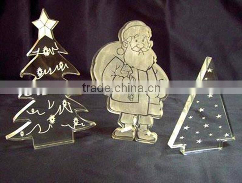 decorative plexiglass plastic christmas tree