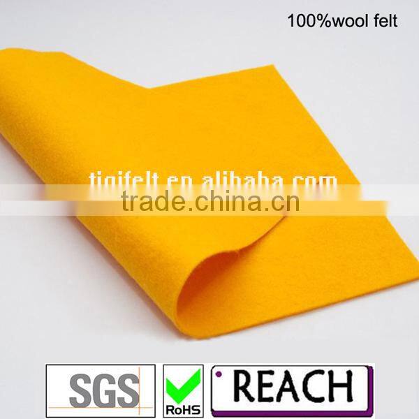 Various colours wool felt for home textile or craft/bright colorful wool felt/thickness 6(ROSH and REACH certification)