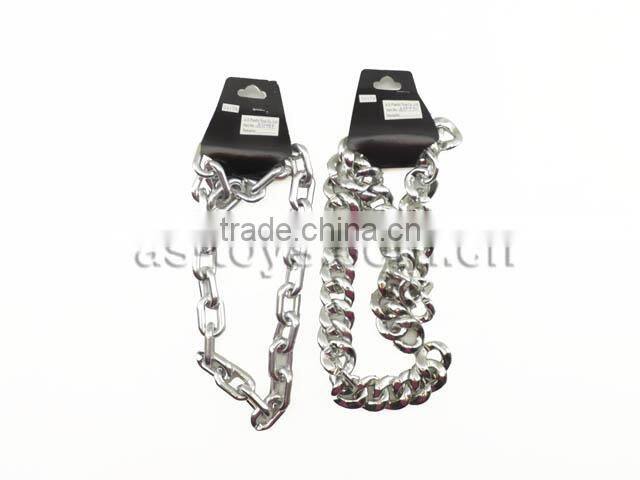 31PCS "O" shape plastic party silver chain toy