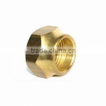 Chrome plated brass nut coupling