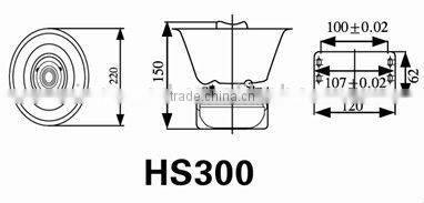 HS300 300W Police and Emergency Neodymium ABS waterproof Alarm Siren Speaker