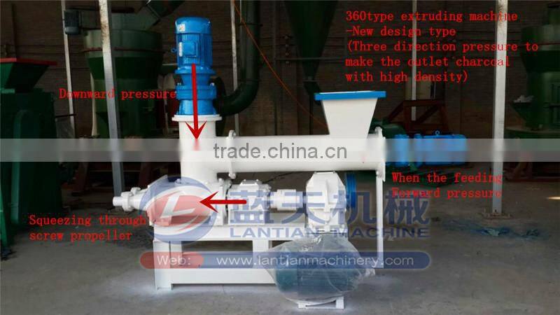 Widely application easy operation briquette extruder