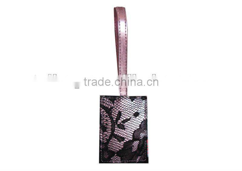 Small PVC cosmetic mirror compact