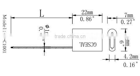 Wholesale New Age Products self locking cable GC-C1001