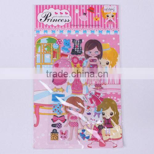 Bubble sticker with strong adhesive